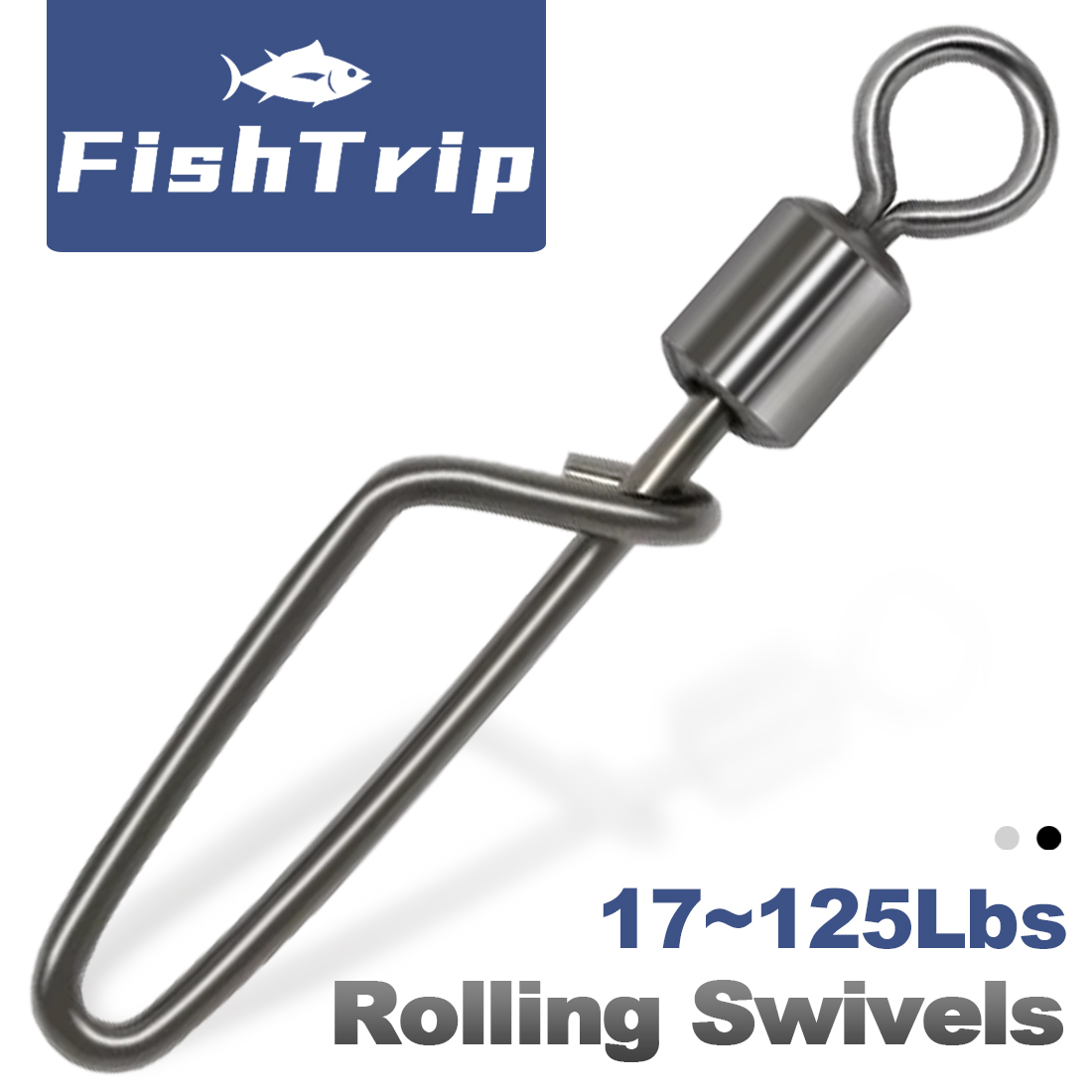 Ice Fishing Tip Up - FishTrip 50 sztuk obrotowe obrotowe zatrzaski