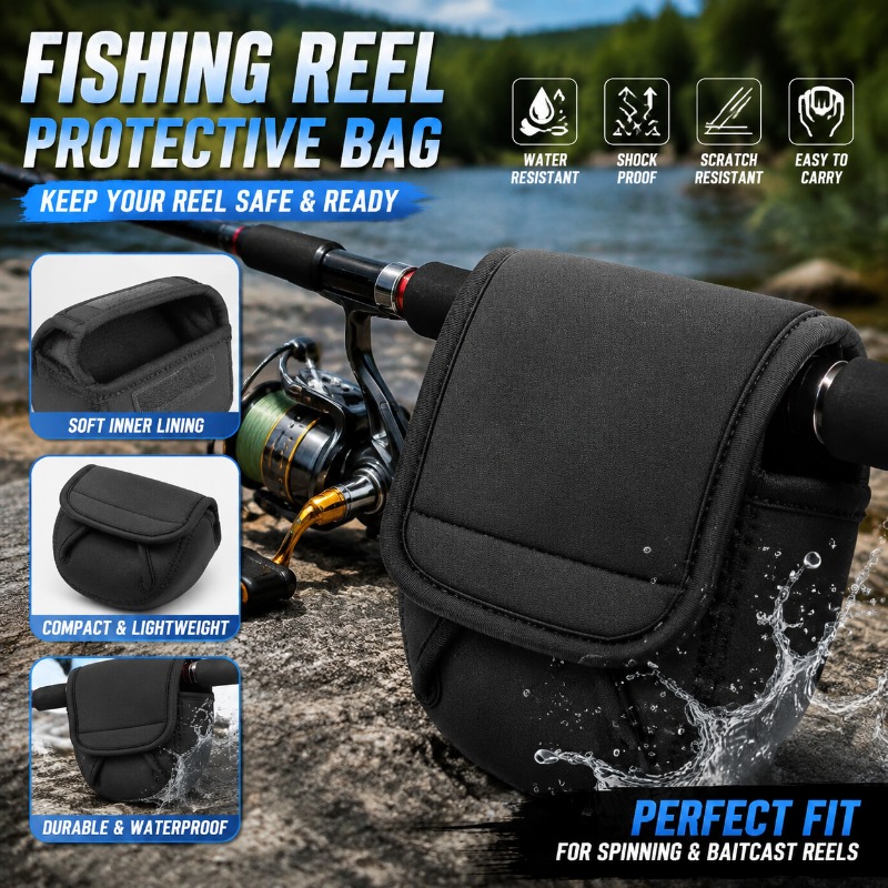 Fishing Equipment Bag - Pokrowiec ochronny na kołowrotek wędkarski, etui