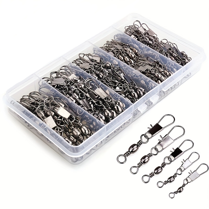 Ice Fishing Tip Up - 50/200 szt. Krętliki z agrafką w